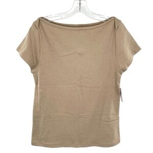 Old Navy Boat Neck T-Shirt New Size Large Snug